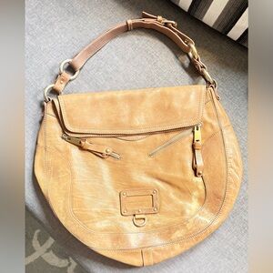 Marc Jacobs Light Brown Leather Hobo Bag